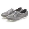 Sneaker LASCANA "Freizeitschuh, Halbschuh", Damen, Gr. 42, grau (hellgrau), Obermaterial: 70% Textilmaterial, 30% Lederimitat. Futter: 100% Textilmaterial. Decksohle: 100% Textilmaterial. Laufsohle: 100% Synthetik, unifarben, casual, Schuhe, in...