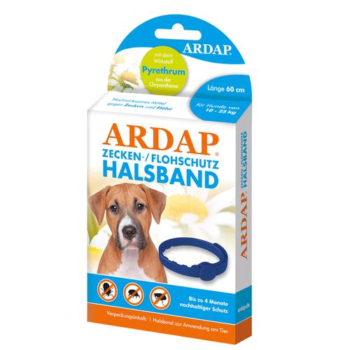 Quiko ARDAP Zecken-/Flohschutzhalsband mittel 10-25 kg für Hunde