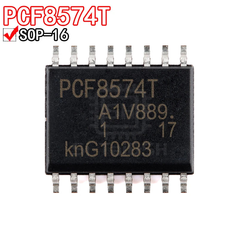 10pcs pcf8574t pcf8574 sop16 port expansion ic chip Image
