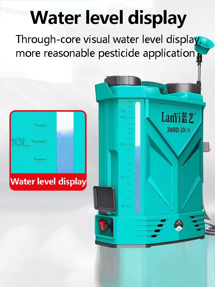 20L Hochspannungs-Haushaltsrucksackspray, landwirtschaftliches Outdoor-Spray, Lithium-Batterie Image