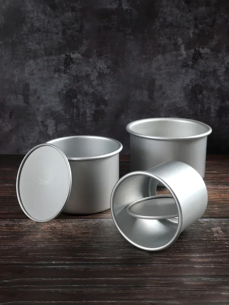 Hig Hened Chiffon Kuchen form vertiefte Anode Live Bottom Form Home Ofen Backwerk zeug zylindrische Kuchen Backblech Backwerk zeuge Image