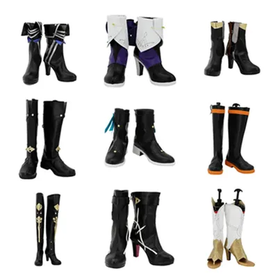 Honkai Cos Star Rail Luocha Kafka Cosplay Schuhe Stiefel Halloween Trailblazer Kostüme Zubehör nach Maß Image