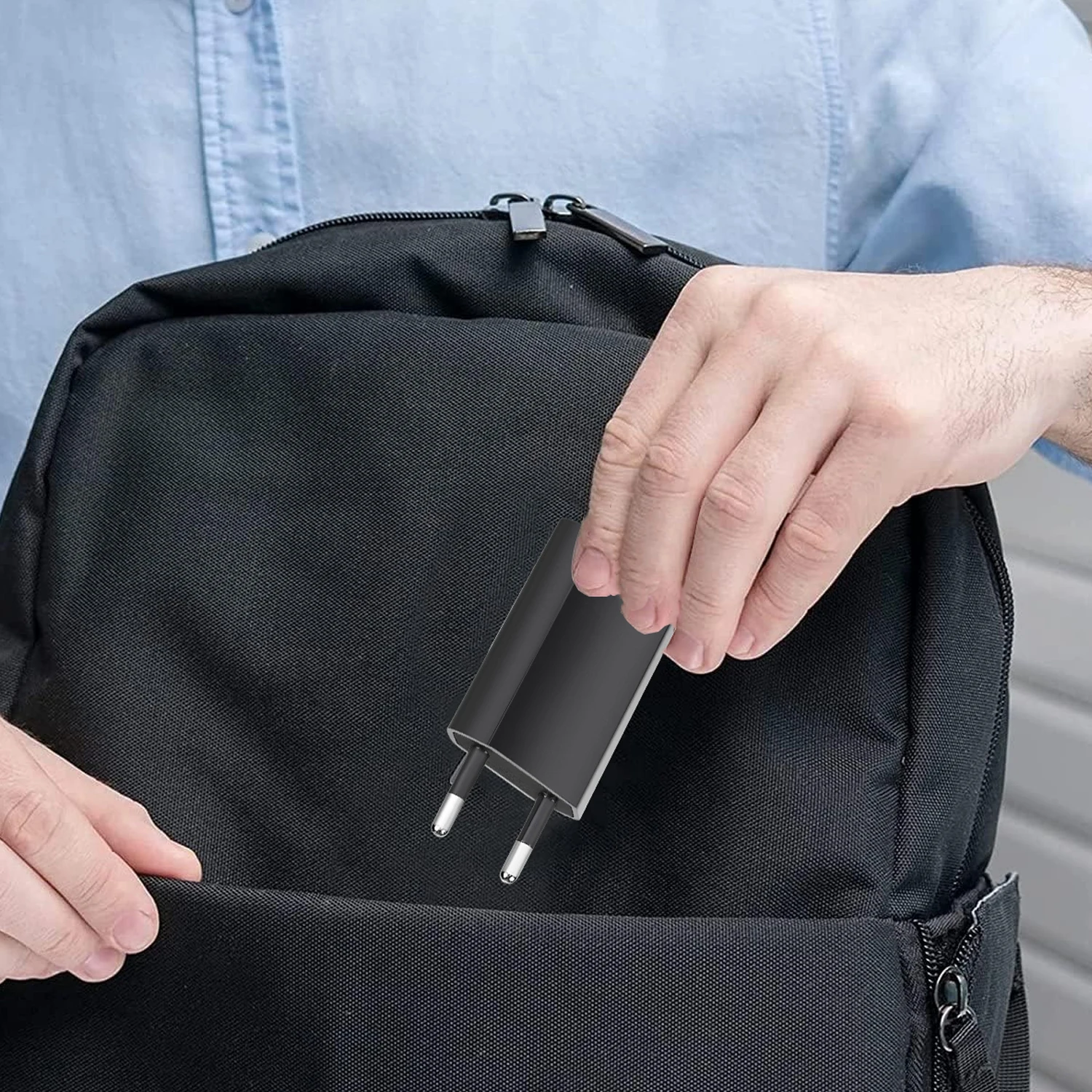 1//10pcs 5v 1a eu Stecker USB Adapter Handy Wand Reise Ladegerät Netzteil für iPhone xs max xr x 8 7 Image