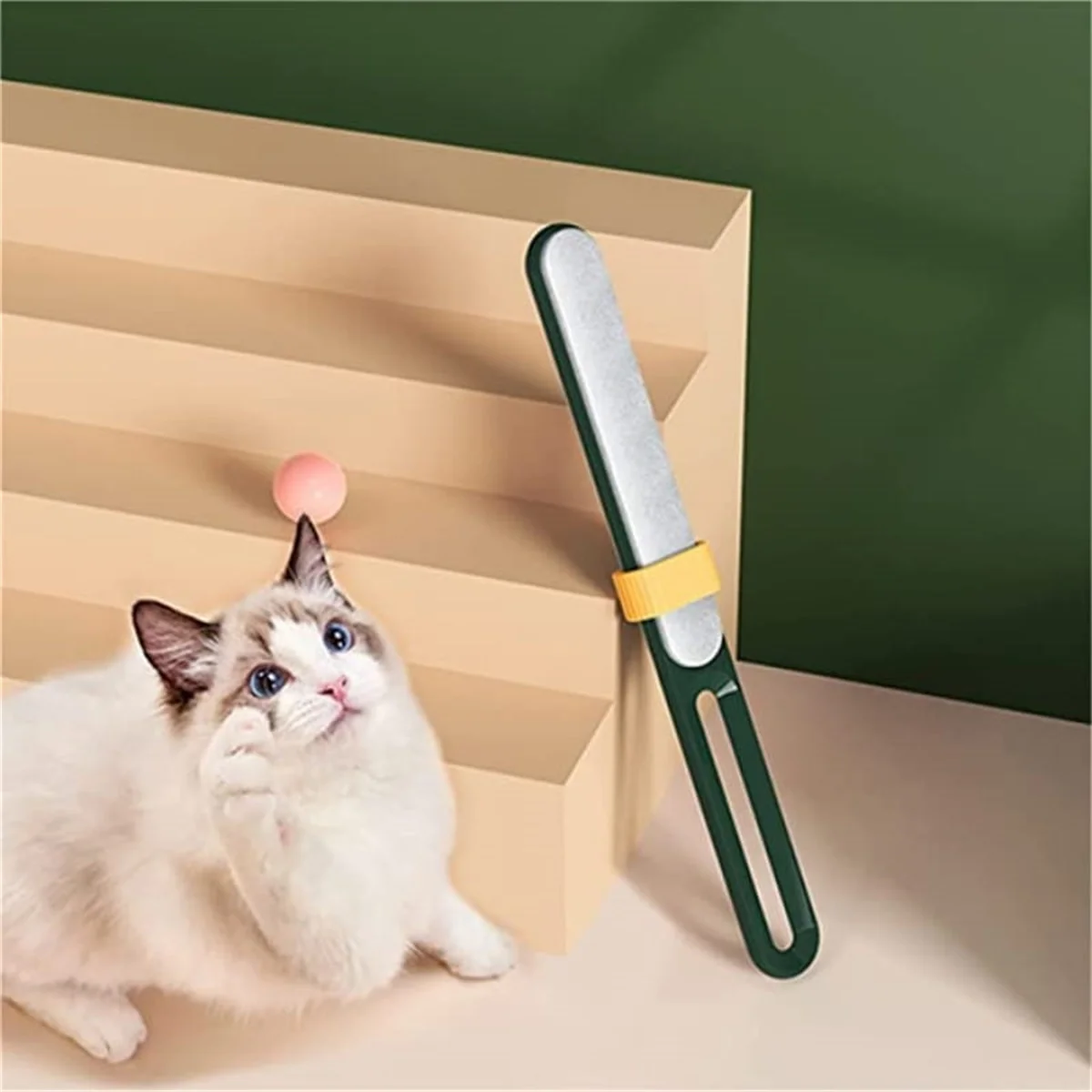 1 PC Wiederverwendbare Haar Entfernung Katze Pelz Reiniger Haustier Hund Katze Haarentferner Lint Roller Pinsel Wiederverwendbare Hund Haar Entfernung Roller Image