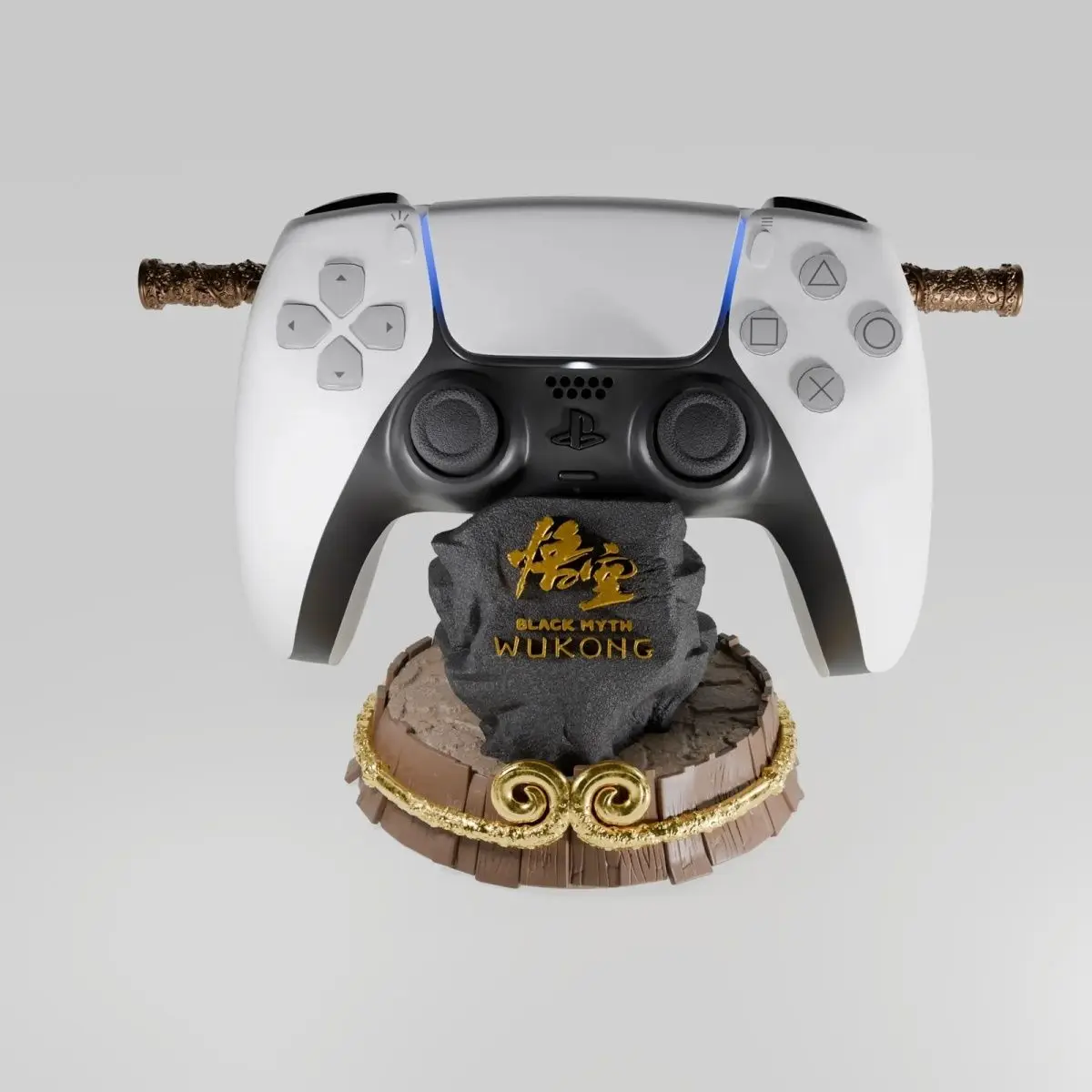 Auf Lager schwarzer Mythos: Wukong Universal Game Controller Stand Monkey King Anime Figur, nützliches Geschenk kompatibel für ps5, Xbox