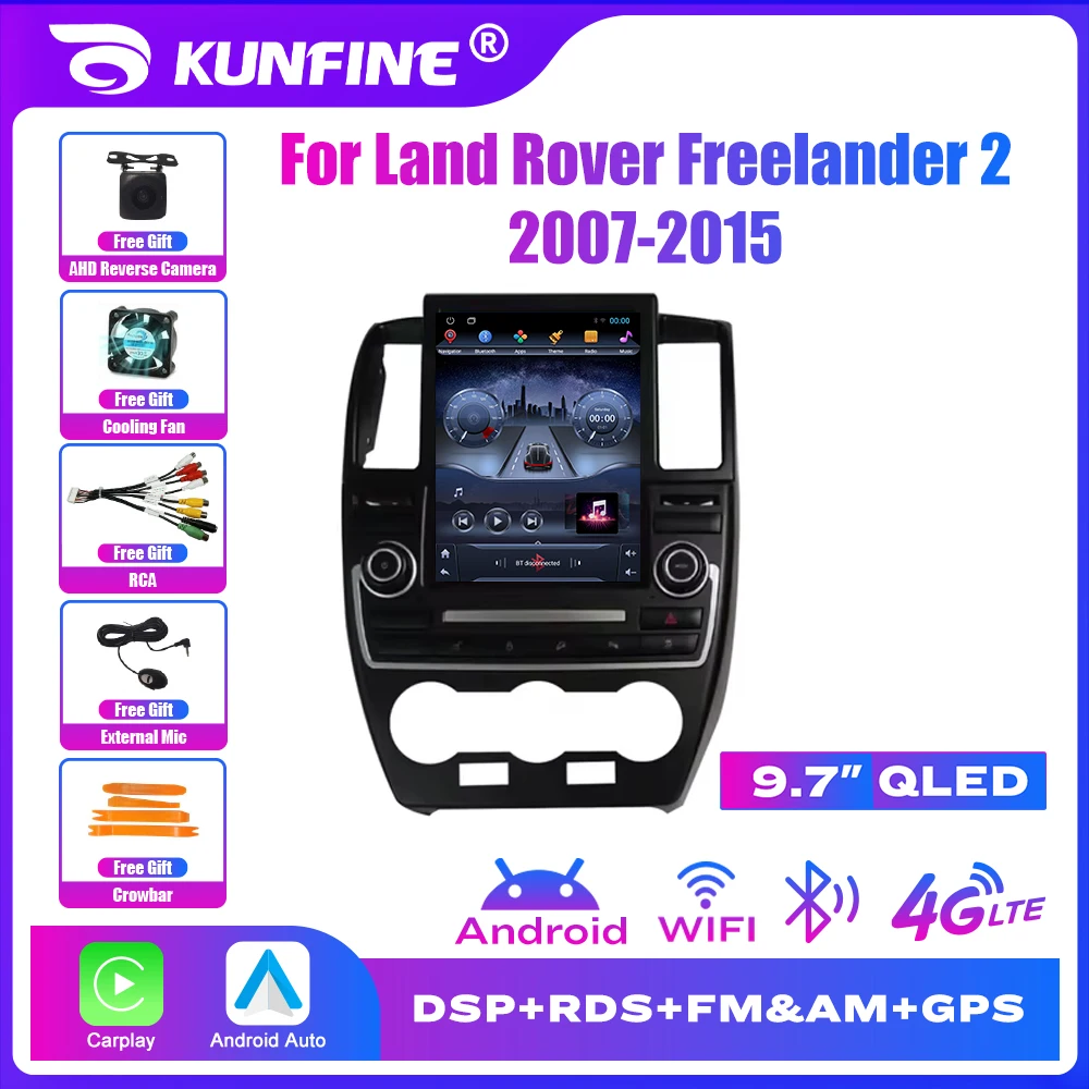 Tesla Stil 9,7 "Für Land Rover Freelander 2 2007-2015 Android Auto Radio Stereo Auto Multimedia Video Player DVD GPS Navigation Image