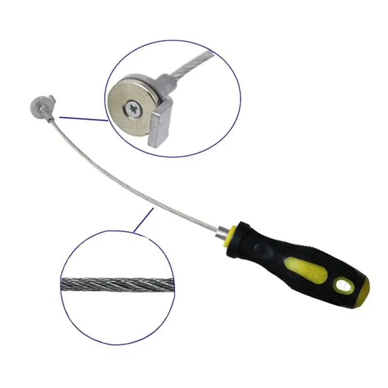 1Pcs Ölwanne Ablauf Stecker Schlüssel Buchse mit Magnetische Sumpf Entfernung Werkzeug Auto Reparatur Werkzeuge Getriebe Öl Ablauf Schraube Demontage werkzeug Image
