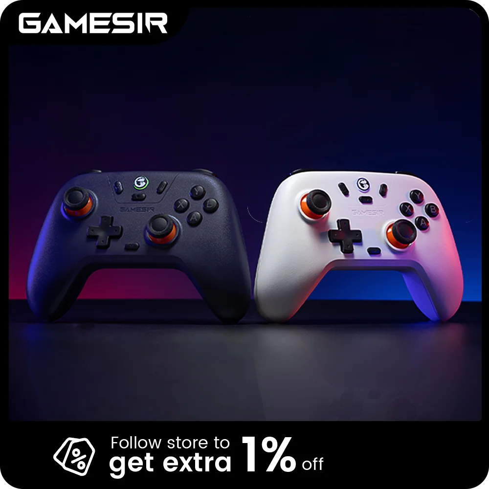 GameSir T4 Nova Lite Switch Controller Hall-Effekt-Gamepad für Nintendo Switch iPhone Android Handy Windows PC Steam Image