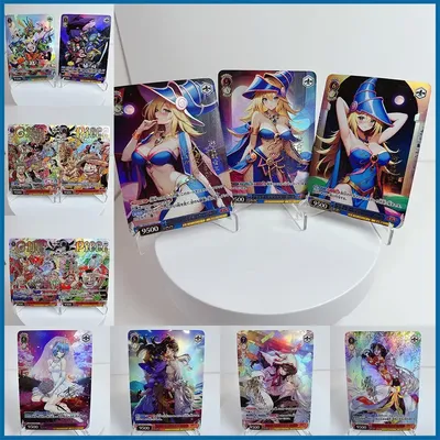 Anime Goddess Story Yu-Gi-Oh DIY ACG Black Magician Girl Sammelkarte Junge Spiele Spielzeug Image