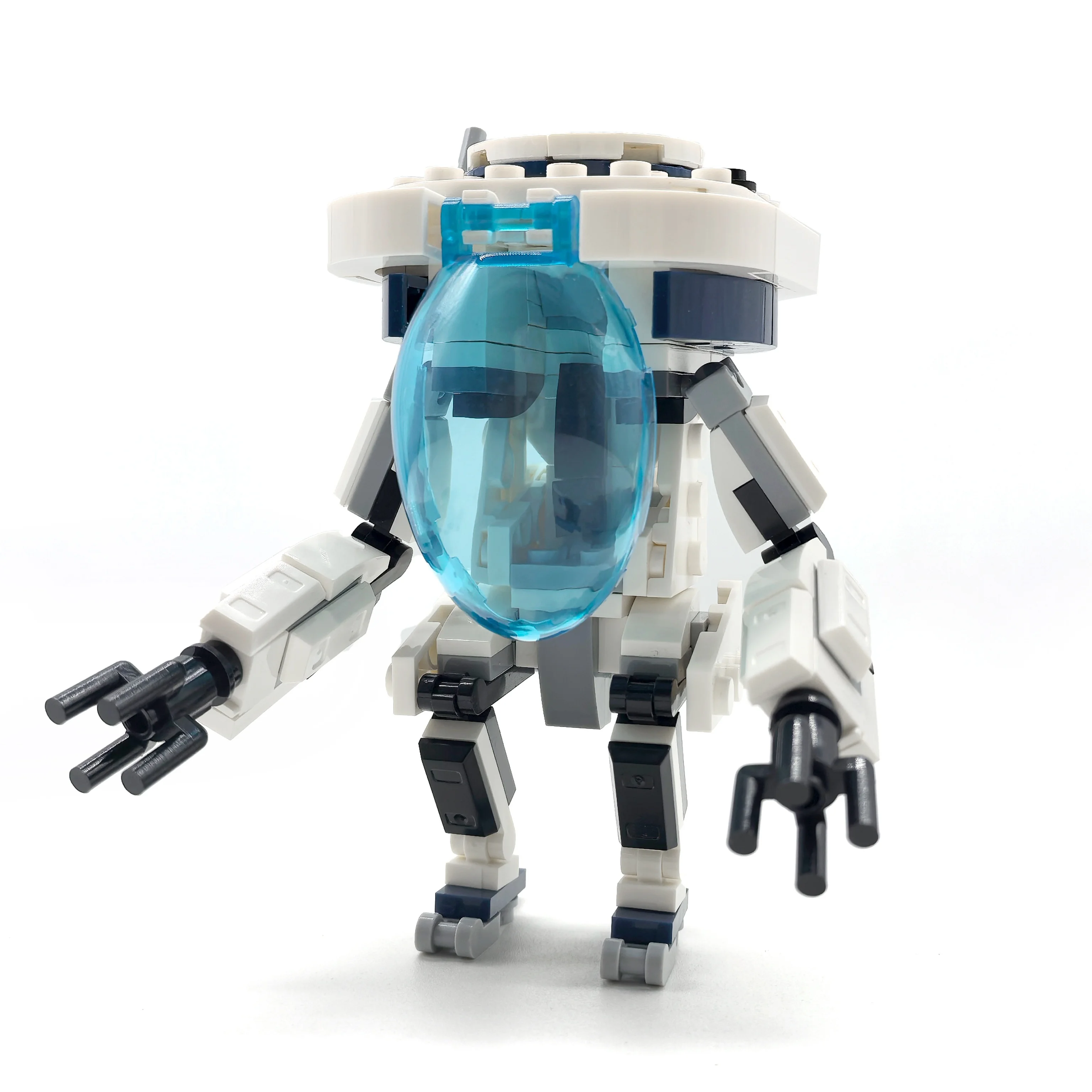 MOC Subnautica Mech Roboter Bausteine Set 155PCS Tiefsee Roboter Idee Set Ziegel Spielzeug Weihnachten Geschenke Image