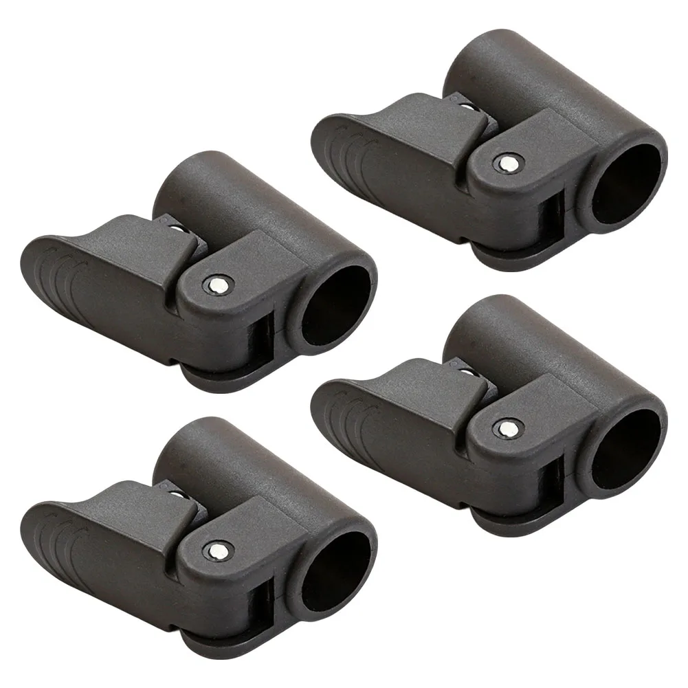 4 stücke klemme kunststoff zelt klemme befestigung einstellbar für 22-25mm stangen für baldachin caravan markise annexe stangen zubehör Image