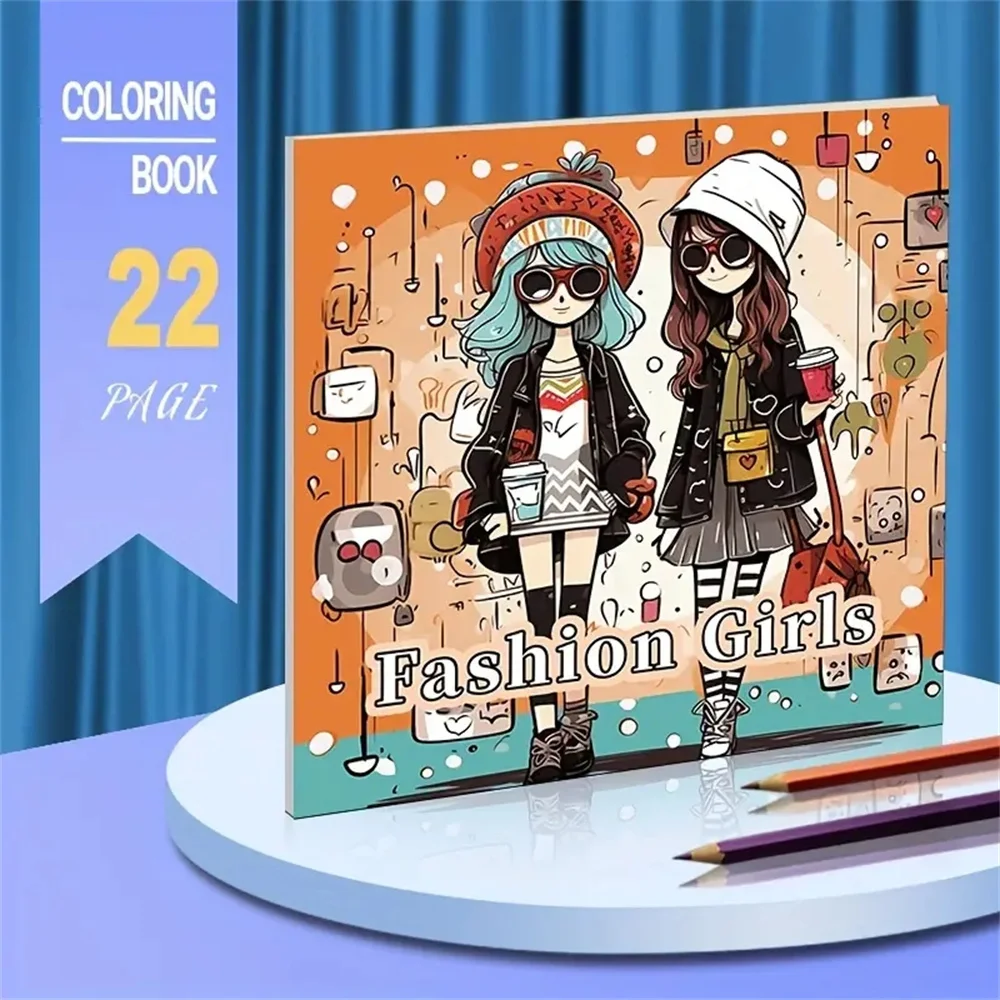 1pc Kunst Malbuch 22 Seite Mal bücher Geschenk für Geburtstags feier entlasten Stress Tötung szeit Graffiti Malerei Zeichnung Kunstbuch