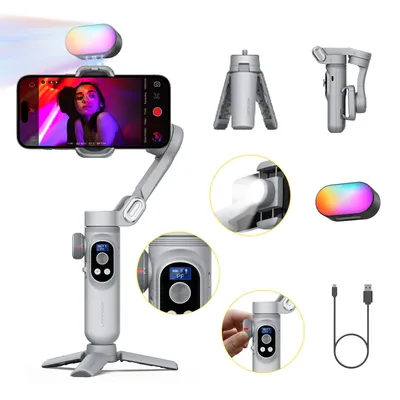 Aochuan Smart XPro Smartphone Gimbal Stabilisator Profession eller 3-Achsen-Stabilisator für iPhone und Android Smartphone Handheld Gimbal
