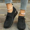 Frühling orange Freizeit schuhe atmungsaktive leichte Keil Turnschuhe Frauen 2024 Frau schlüpfen auf