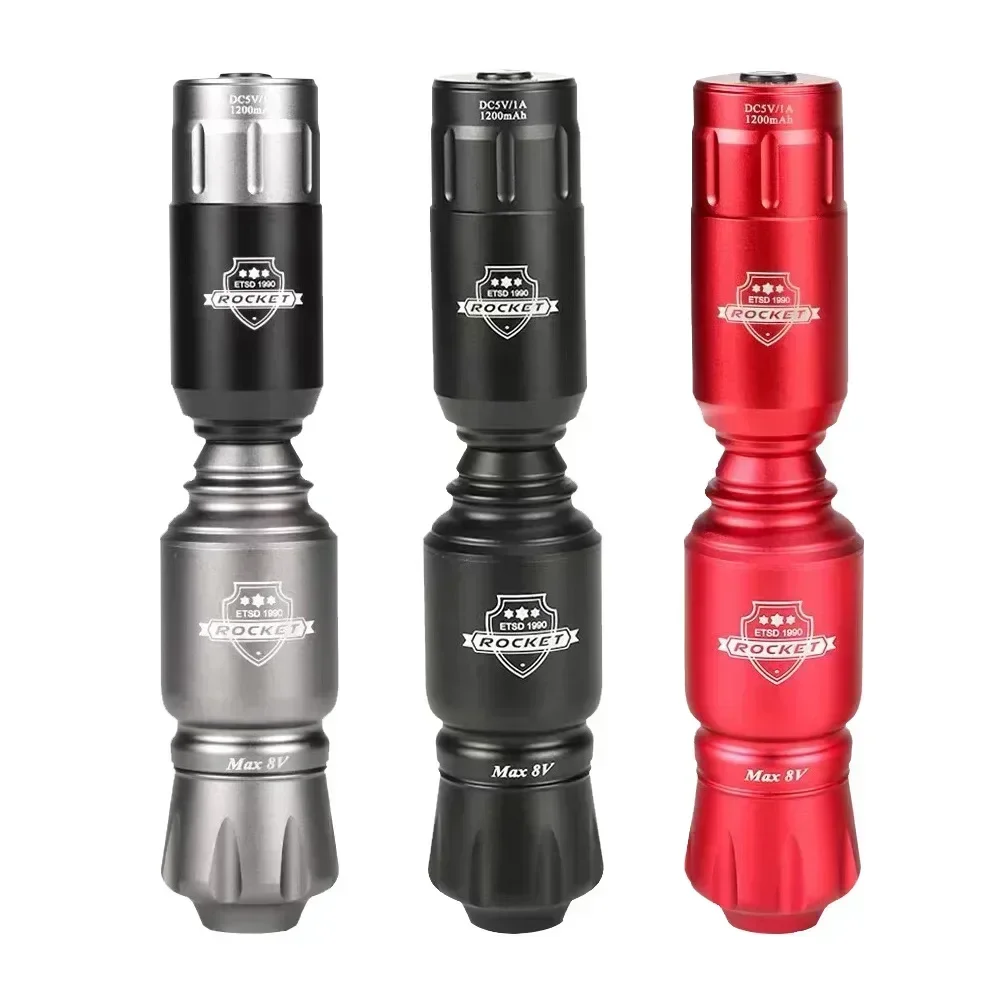 2024 original Mini Rakete Tattoo Maschine Set Japan Motor Wireless Tattoo Netzteil RCA-Schnitts telle Rotary Tattoo Pen Kit Image