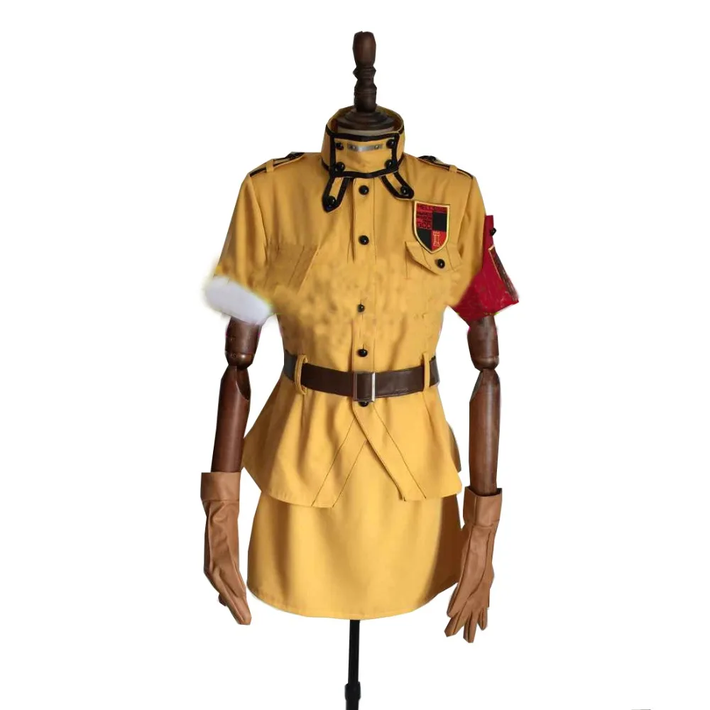 2025 Hellsing Seras Victoria Cosplay-Kostüm, gelbe Version