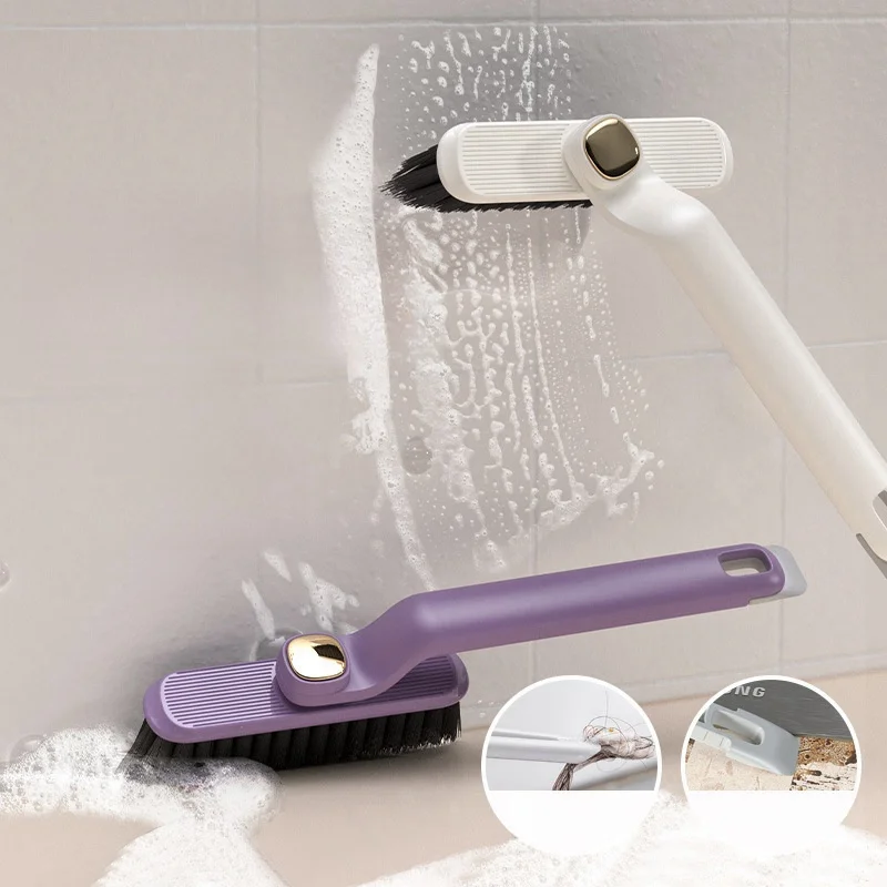 Multifunktionale rotierende Fugenreinigungsbürste für Küche, Toilette, Fliesen, Fugenmörtel, toter Winkel, Fugenlückenreiniger, Bürste für Duschboden Image