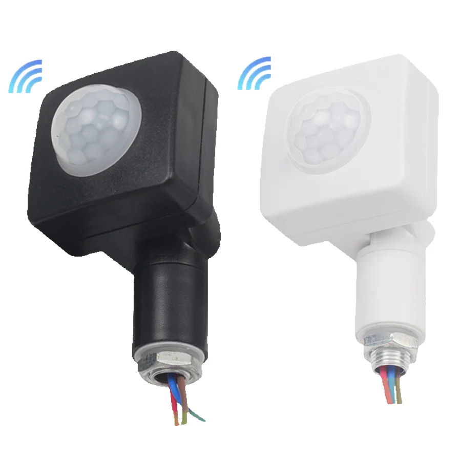 AC 220V 110V PIR Motion Sensor Einstellbare Smart Licht Schalter Menschlichen Körper Erkennung Menschliche Anwesenheit Sensor Detektor licht Sensor Image