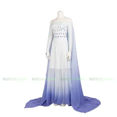 Frauen Kostüm Cosplay Königin Eis Kleid Prinzessin Cosplay Kostüm Frauen Erwachsene Halloween Image