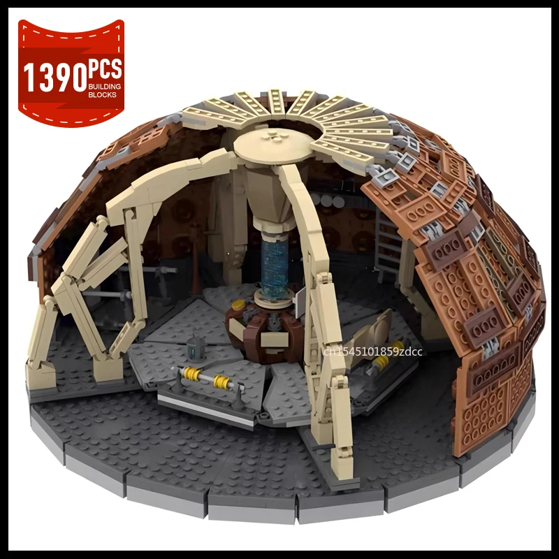 Moc 10. Arzt Tardis Modellbau steine Set Film Kontrollraum MOC-183159 Aldult montieren Idee Set Ziegel Spielzeug Weihnachten Geschenke Image