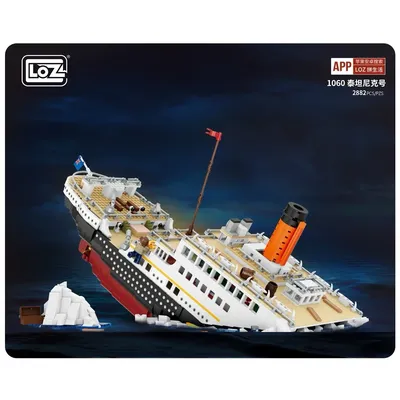 Loz 2882 Mini Block Teenager Gebäude Spielzeug Erwachsenen DIY Ziegel Puzzle Titanic Wohnkultur Image