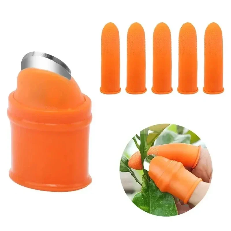 Daumen Messer Gemüse Picking Werkzeuge Pfeffer Bohnen Winkel Nackte Hand Schneiden Gemüse Pick Landwirtschaft Pick Nützliche Küche Gadgets Image