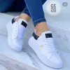 Frauen Freizeit schuhe Mode Schmetterling Dekor Leder Schnürung Rundkopf Turnschuhe Plattform Damen vulkan isierte Schuhe Damenschuhe