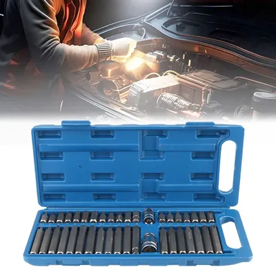 Druck Charge Hülse Set Auto Reparatur Werkzeuge Hand Tool Kits Stern Buchse Hexagon Wrench Set 40 Teile/satz Maschine Reparatur