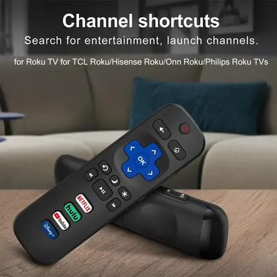 Ersatz fernbedienung rc280a für roku tv für tcl roku/hisense roku 55 up120 32 s4610r 50 fs3750/onn roku/philips roku tv