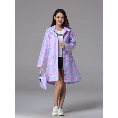 Rainstorm proof fashionable raincoat for adults waterproof raincoat for women portable outdoor raincoat