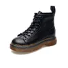 Botas de mujer Punk Stil Herbst Winter Stiefel frauen Weiche Leder Schuhe Schwarz Botas Keile