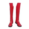 Die Letzten Jedi Praetoria Rote Stiefel Cosplay Rot Leder Schuhe Nach Maß Irgendeine Größe