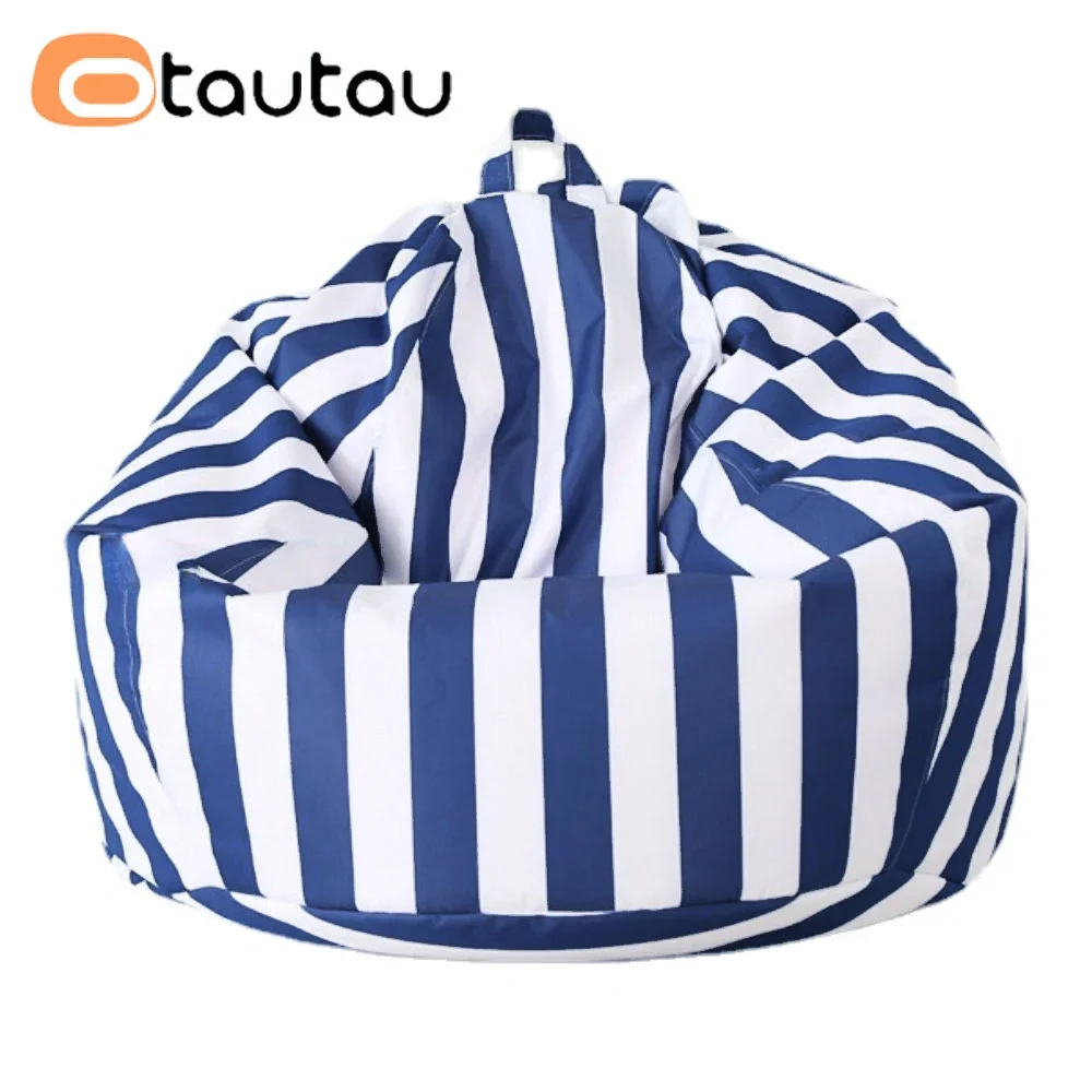Otautau Outdoor Sitzsack Hocker Abdeckung ohne Füllstoff wasserdicht Puff Salon Strand Garten Sitzsack Stuhl Ecksitz Puf Sack dd046 Image