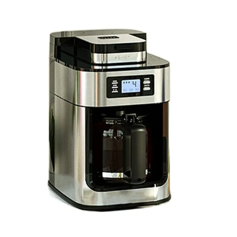 2 In1 Drip Kaffee Maschine Gelten Zu Boden & Bohnen Haushaltsgeräte Tropft Kaffee Maker Mit Digital Display & halten warme
