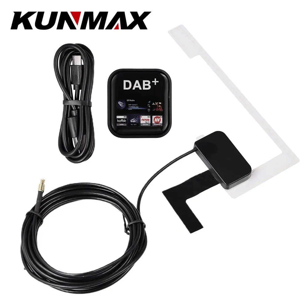 Universal DAB USB Android Auto Radio Tuner Fenster Antenne Navigation APP Control Kit DAB USB Dongle Digital Audio Broadcasting Image
