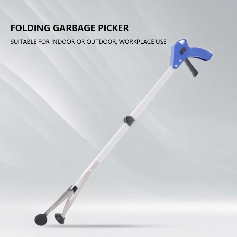 1pc Aluminium legierung Grabber Reacher Tool Falten Müll klammer Picker verlängerte Picker Zange Sanitär Pickup Reinigungs mittel