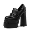 Marke Frauen High Heels 2024 Plattform Schuhe Frauen Pumpen Büro Dame Chunky Schuhe Punk Gothic Y2K