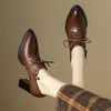 Neue Frühling Echt leder Damenschuhe spitzen Zehen Frauen Pumps Schuhe für Frauen High Heels Zapatos Mujer Slipper Damenschuhe