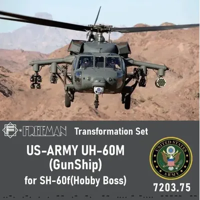 Fab fa 7203,75 us-armee UH-60M (gunship) für SH-60f (hobby boss) renovierungs kit Image