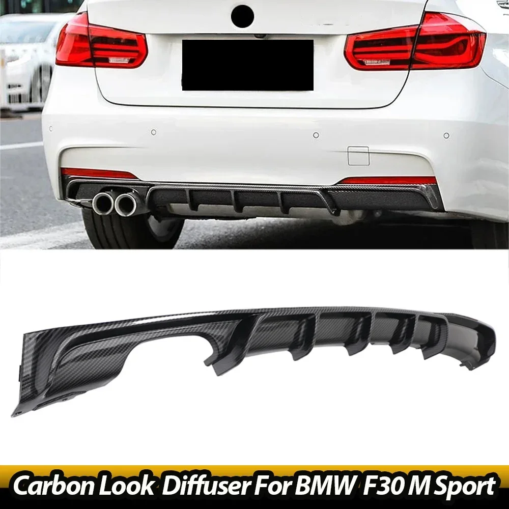 Magickit Carbon Fiber Look Heck diffusor für BMW F30 F31 320i 325i 328i 335i mtech m Sports toß stange 320i 328i 2015-2018 Image