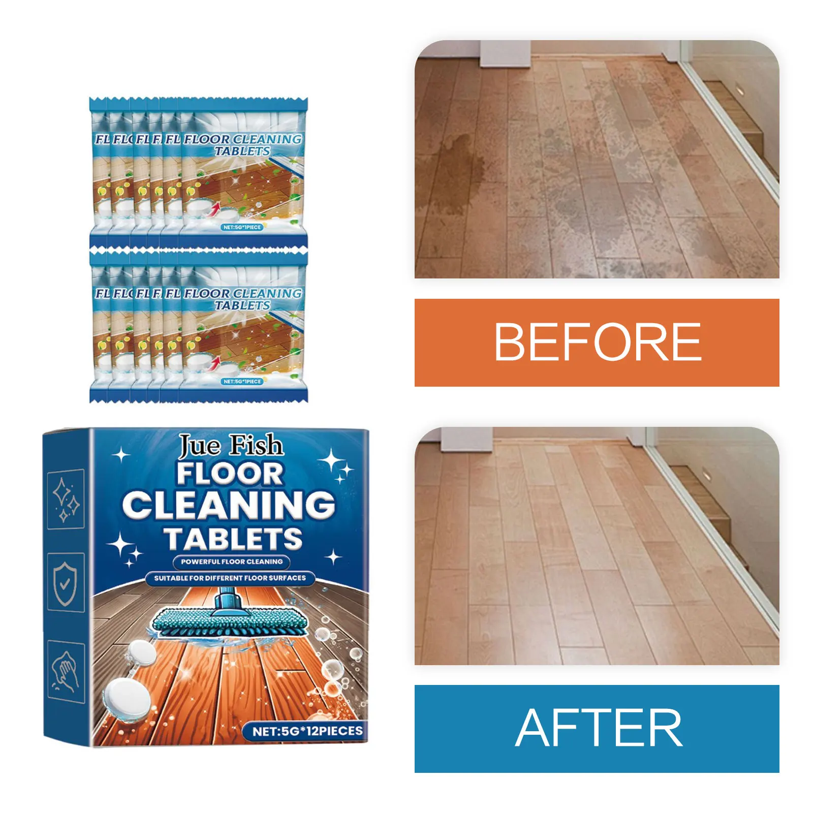 Boden reinigungs tabletten Boden flecken Flecken entferner Fliesen Entkalkung Aufhellung Keramik Dekontamination Boden reiniger Waschmittel