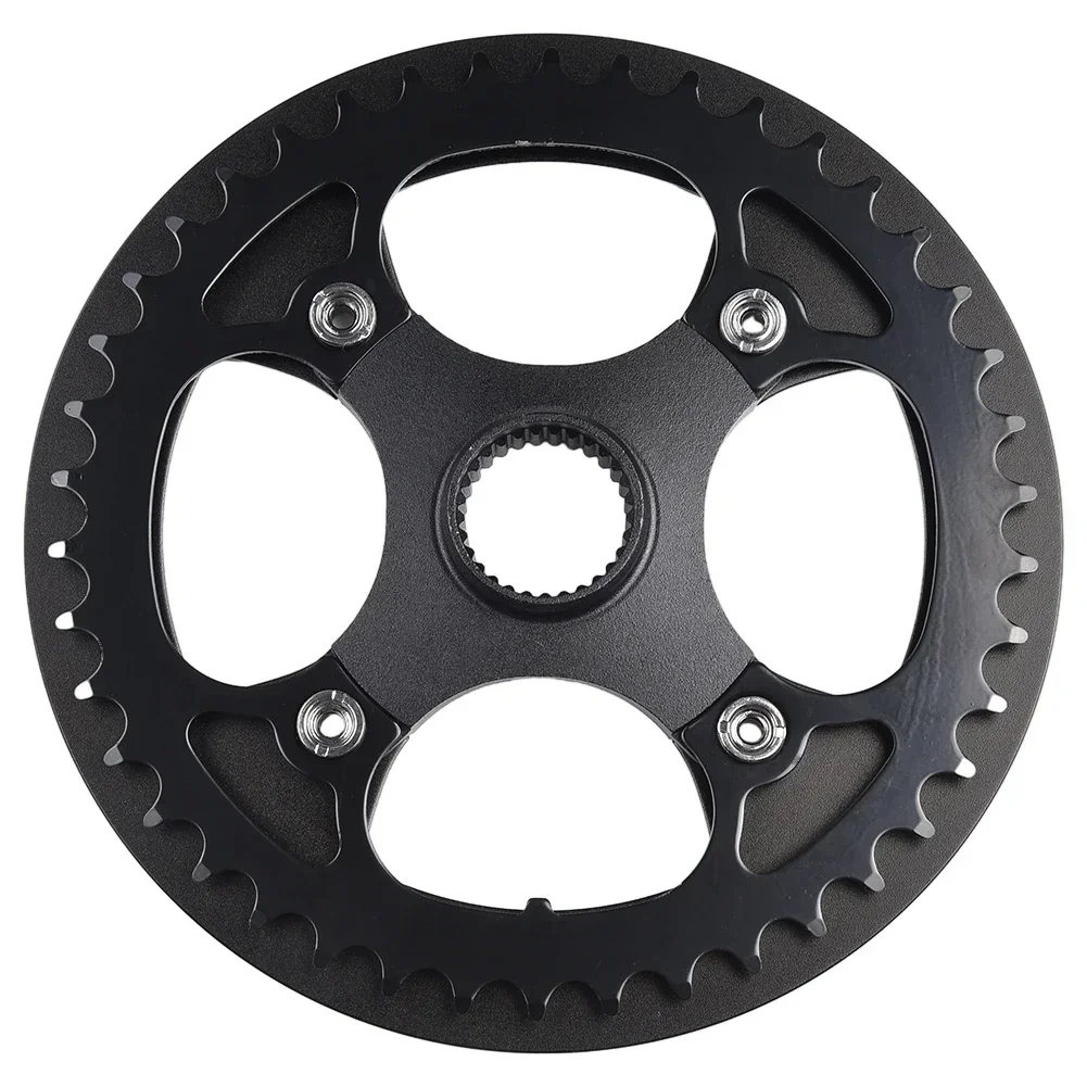 Heißer Verkauf Für Bafang M400 M300 M200 M215 M410 M315 Elektrische Zyklus Teile E-Bike Kettenblatt Kettenblatt Kurbelgarnitur 42T Schwarz N E W Image