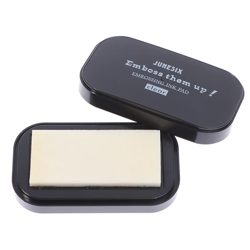 1 Stück transparentes Präge-Stempelkissen, Viskosität, schwimmendes Stempelkissen, klares klebriges Stempelkissen Image