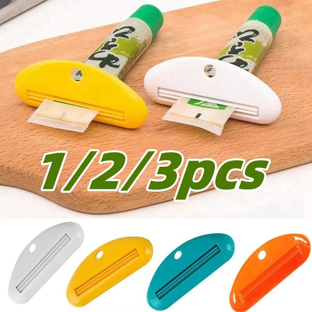 1/2/3pc Zahnpasta Squeezer Manuelle Gepresste Zahnpasta Rohr Clips Multi-verwenden Gesichts Reiniger Dispenser Haushalt bad Werkzeuge