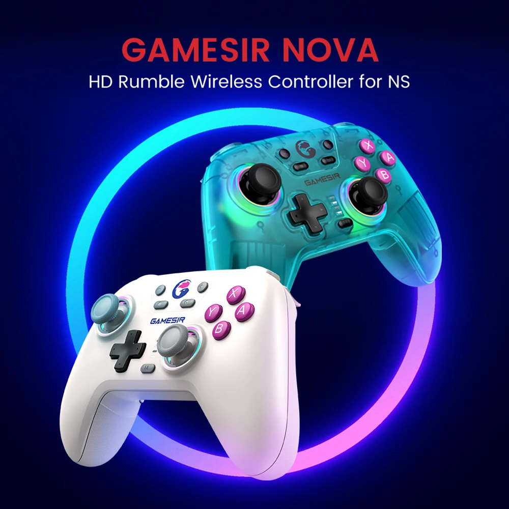 GameSir Nova Wireless Switch Controller Bluetooth Gamepad Hall Effect Joystick für Nintendo Switch iPhone Android Phone PC Image