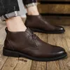 Herren Casual Business Büro Formelle Kleidung Chelsea Stiefel Schuhe Echtes Leder Stiefel Schwarz