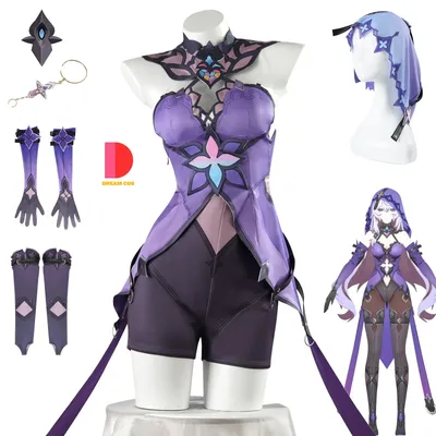 Honkai Star Rail Black Swan Cosplay Kostüm Karneval Uniform Perücke Anime Halloween Kostüme für Image