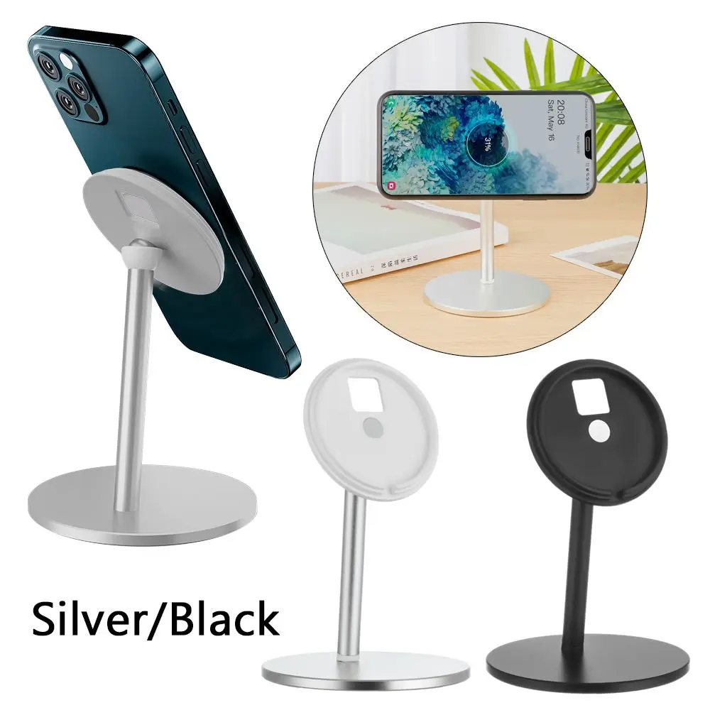 Phone Holder Stand for MagSafe Charger Adjustable Bracket for iPhone 12/iPhone 12 Pro/iPhone 12 Pro Max/iPhone 12 Mini