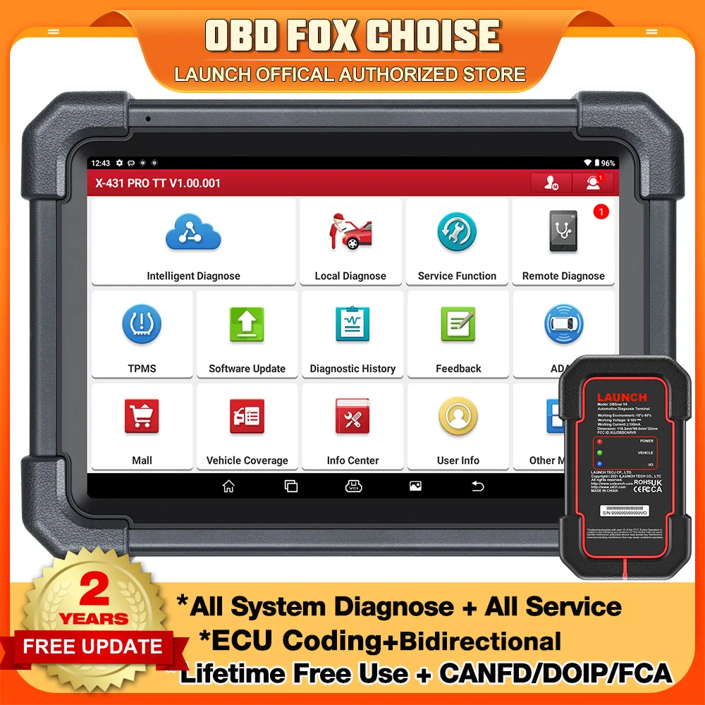 Starten Sie x431 pro tt Scan-Tool canfd doip sgw Auto diagnose tools Voll system Online-Codierung bidirektion ale Vag-Führung 37 Service Image