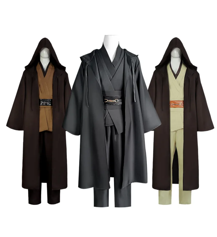 Hot Anime Cosplay Anakin Obi-wan Skywalker Jedi Cosplay Kostüm Erwachsene Männer Anakin Skywalker Kostüm Full Set Halloween Kostüm Image